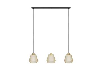 Takpendel Eglo Ciudadela med 3 Lampor - Mässing/Vit/Svart - Belysning - Inomhusbelysning & lampor - Fönsterlampor & fönsterbelysning - Fönsterlampa hängande