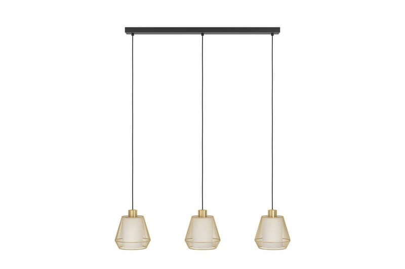 Takpendel Eglo Ciudadela med 3 Lampor - Mässing/Vit/Svart - Belysning - Inomhusbelysning & lampor - Fönsterlampor & fönsterbelysning - Fönsterlampa hängande