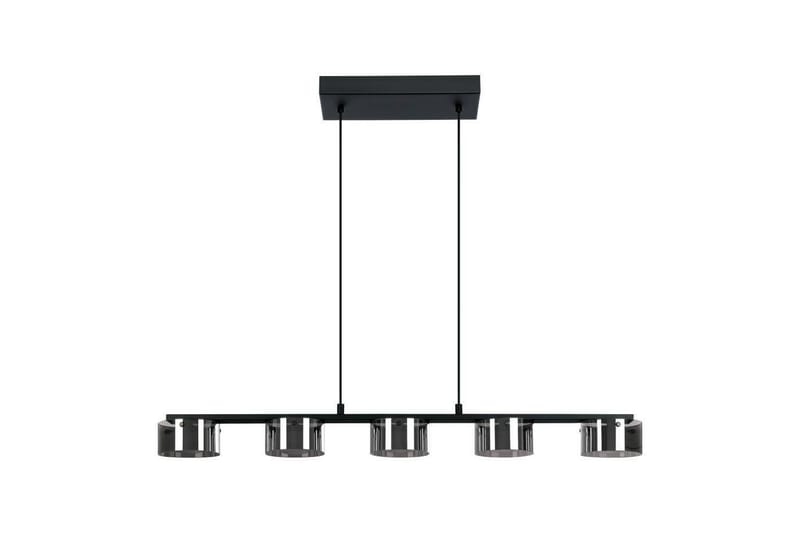 Takpendel Eglo Copillos Svart/Transparent med 5 Lampor