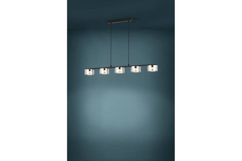 Takpendel Eglo Copillos Svart/Transparent med 5 Lampor - Belysning - Inomhusbelysning & lampor - Fönsterlampor & fönsterbelysning - Fönsterlampa hängande