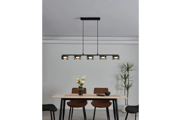 Takpendel Eglo Copillos Svart/Transparent med 5 Lampor - Belysning - Inomhusbelysning & lampor - Fönsterlampor & fönsterbelysning - Fönsterlampa hängande
