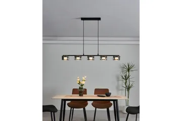 Takpendel Eglo Copillos Svart/Transparent med 5 Lampor - Belysning - Inomhusbelysning & lampor - Fönsterlampor & fönsterbelysning - Fönsterlampa hängande