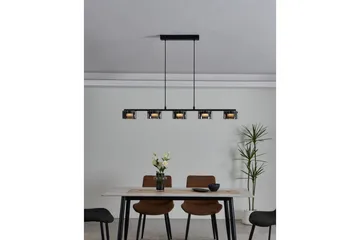 Takpendel Eglo Copillos Svart/Transparent med 5 Lampor - Belysning - Inomhusbelysning & lampor - Fönsterlampor & fönsterbelysning - Fönsterlampa hängande