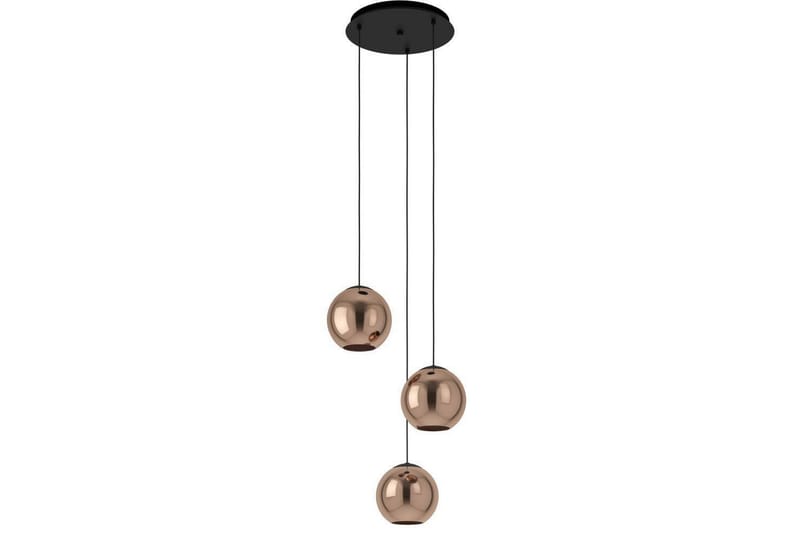 Takpendel Eglo Cordoba Rondell Svart/Koppar med 3 Lampor - Belysning - Inomhusbelysning & lampor - Fönsterlampor & fönsterbelysning - Fönsterlampa hängande
