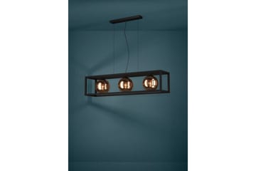 Takpendel Eglo Cordoba Svart/Koppar Ram med 3 Lampor - Belysning - Inomhusbelysning & lampor - Fönsterlampor & fönsterbelysning - Fönsterlampa hängande