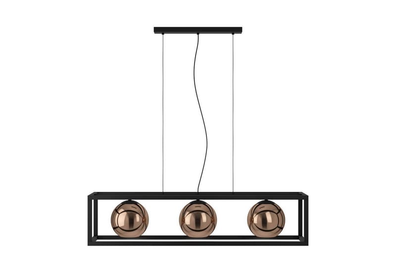 Takpendel Eglo Cordoba Svart/Koppar Ram med 3 Lampor - Belysning - Inomhusbelysning & lampor - Fönsterlampor & fönsterbelysning - Fönsterlampa hängande
