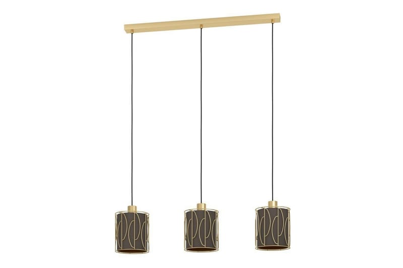 Takpendel Eglo Corojal Cappuccino/Mässing med 3 Lampor - Belysning - Inomhusbelysning & lampor - Fönsterlampor & fönsterbelysning - Fönsterlampa hängande