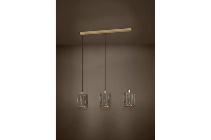 Takpendel Eglo Corojal Cappuccino/Mässing med 3 Lampor - Belysning - Inomhusbelysning & lampor - Fönsterlampor & fönsterbelysning - Fönsterlampa hängande