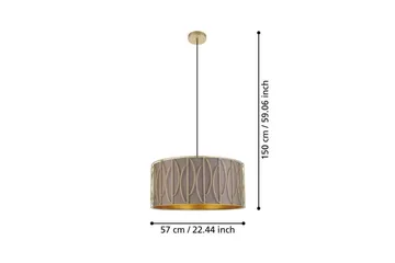 Takpendel Eglo Corojal Cappuccino/Mässing - Belysning - Inomhusbelysning & lampor - Fönsterlampor & fönsterbelysning - Fönsterlampa hängande