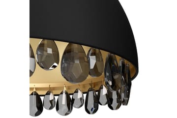 Takpendel Eglo Gaetano 2 Svart/Guld Kristall - Belysning - Inomhusbelysning & lampor - Fönsterlampor & fönsterbelysning - Fönsterlampa hängande