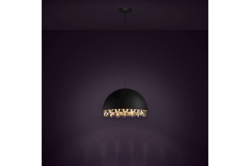 Takpendel Eglo Gaetano 2 Svart/Guld Kristall - Belysning - Inomhusbelysning & lampor - Fönsterlampor & fönsterbelysning - Fönsterlampa hängande