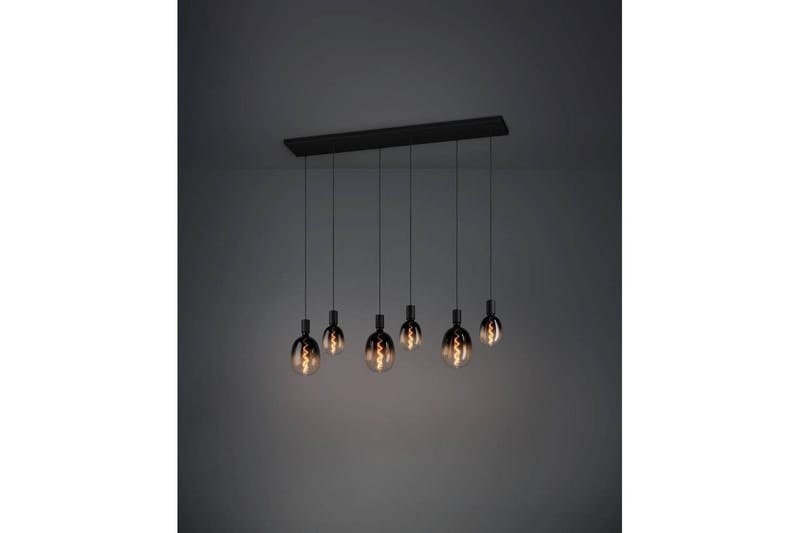 Takpendel Eglo Huebro Svart med 6 Lampor - Belysning - Inomhusbelysning & lampor - Fönsterlampor & fönsterbelysning - Fönsterlampa hängande