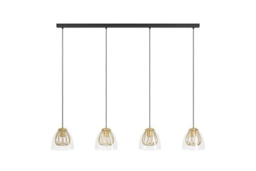 Takpendel Eglo Jazminia Mässing/Klar med 4 Lampor - Belysning - Inomhusbelysning & lampor - Fönsterlampor & fönsterbelysning - Fönsterlampa hängande
