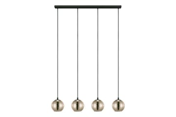 Takpendel Eglo Lemorieta Svart/Guld med 4 Lampor - Belysning - Inomhusbelysning & lampor - Fönsterlampor & fönsterbelysning - Fönsterlampa hängande