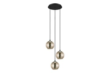 Takpendel Eglo Lemorieta Svart/Guld Rondell med 3 Lampor - Belysning - Inomhusbelysning & lampor - Fönsterlampor & fönsterbelysning - Fönsterlampa hängande