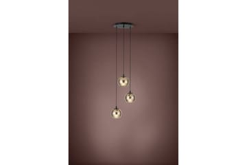 Takpendel Eglo Lemorieta Svart/Guld Rondell med 3 Lampor - Belysning - Inomhusbelysning & lampor - Fönsterlampor & fönsterbelysning - Fönsterlampa hängande