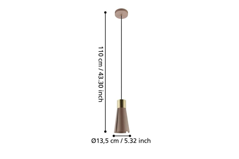 Takpendel Eglo Losalomas - Brons/Guld - Belysning - Inomhusbelysning & lampor - Fönsterlampor & fönsterbelysning - Fönsterlampa hängande