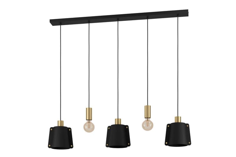Takpendel Eglo Majagua Svart/Mässing med 5 Lampor - Belysning - Inomhusbelysning & lampor - Fönsterlampor & fönsterbelysning - Fönsterlampa hängande