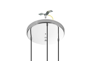 Takpendel Eglo Majana Opalvit/Krom Rondell med 3 Lampor - Belysning - Inomhusbelysning & lampor - Fönsterlampor & fönsterbelysning - Fönsterlampa hängande