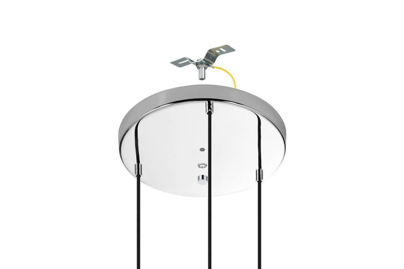 Takpendel Eglo Majana Opalvit/Krom Rondell med 3 Lampor - Belysning - Inomhusbelysning & lampor - Fönsterlampor & fönsterbelysning - Fönsterlampa hängande