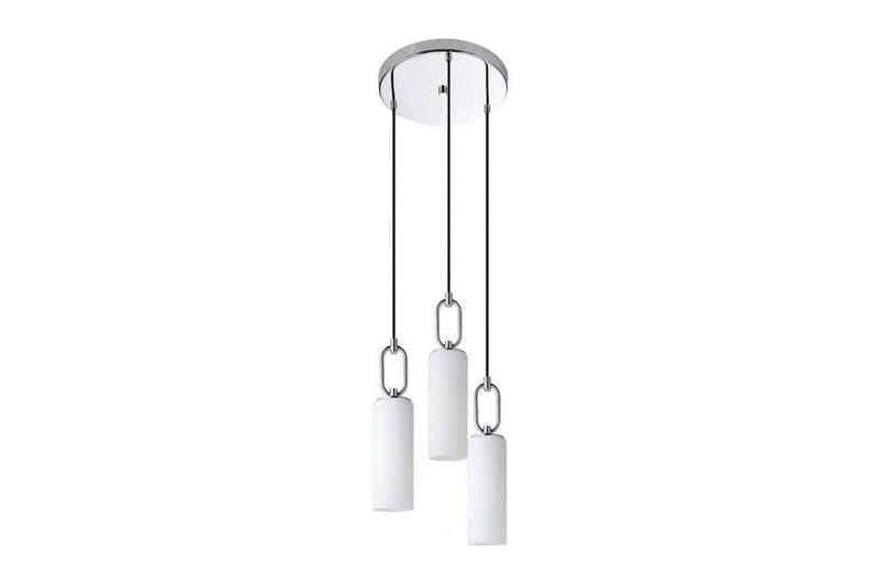 Takpendel Eglo Majana Opalvit/Krom Rondell med 3 Lampor - Belysning - Inomhusbelysning & lampor - Fönsterlampor & fönsterbelysning - Fönsterlampa hängande