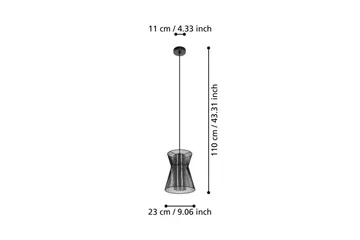 Takpendel Eglo Maseta Svart Transparent - Svart - Belysning - Inomhusbelysning & lampor - Fönsterlampor & fönsterbelysning - Fönsterlampa hängande