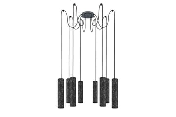 Takpendel Eglo Mentalona Antracit Terrazzo med 8 Lampor - Belysning - Inomhusbelysning & lampor - Fönsterlampor & fönsterbelysning - Fönsterlampa hängande