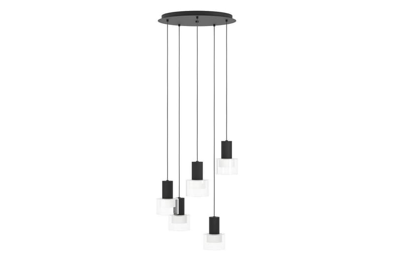Takpendel Eglo Molineros Svart/Transparent Rondell med 5 Lampor - Belysning - Inomhusbelysning & lampor - Fönsterlampor & fönsterbelysning - Fönsterlampa hängande