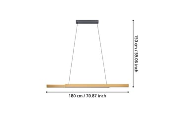Takpendel Eglo Montebuono Brun - Belysning - Inomhusbelysning & lampor - Fönsterlampor & fönsterbelysning - Fönsterlampa hängande