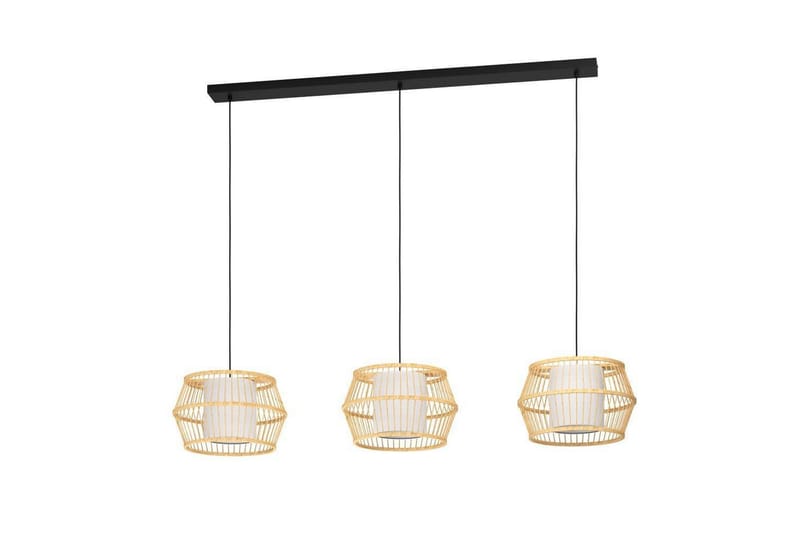 Takpendel Eglo Monterroso Natur med 3 Lampor