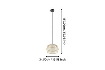 Takpendel Eglo Monterroso Natur - Belysning - Inomhusbelysning & lampor - Fönsterlampor & fönsterbelysning - Fönsterlampa hängande