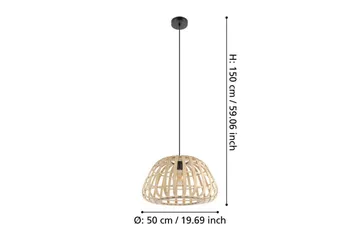 Takpendel Eglo Montezuelo Trä 50 cm - 50 cm - Belysning - Inomhusbelysning & lampor - Fönsterlampor & fönsterbelysning - Fönsterlampa hängande