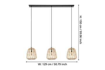 Takpendel Eglo Montezuelo Trä med 3 Lampor - Belysning - Inomhusbelysning & lampor - Fönsterlampor & fönsterbelysning - Fönsterlampa hängande