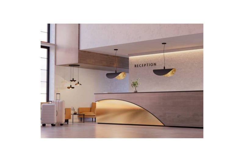 Takpendel Eglo Saceda Svart/Guld 55x200 cm - Belysning - Inomhusbelysning & lampor - Fönsterlampor & fönsterbelysning - Fönsterlampa hängande