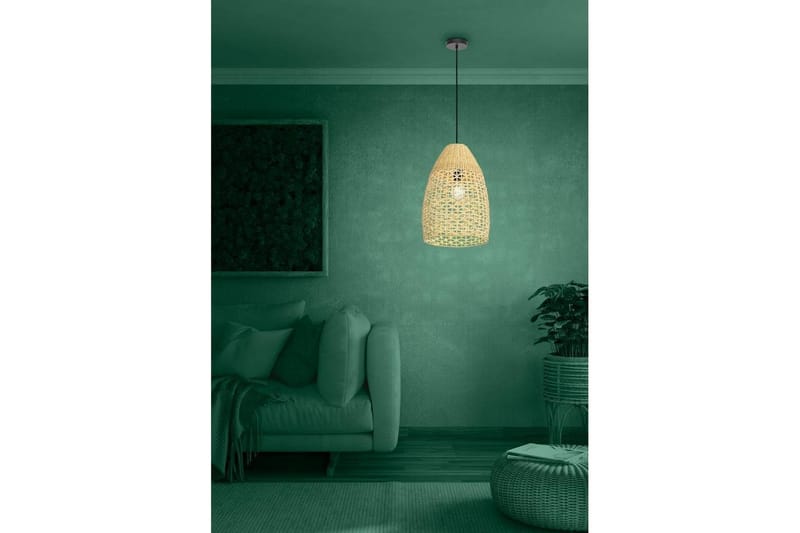 Takpendel Eglo Sambucona Trä/Svart 35 cm - 35 cm - Belysning - Inomhusbelysning & lampor - Fönsterlampor & fönsterbelysning - Fönsterlampa hängande