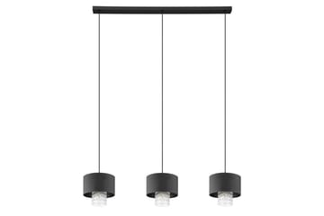 Takpendel Eglo Sapuara Svart Kristall med 3 Lampor - Belysning - Inomhusbelysning & lampor - Fönsterlampor & fönsterbelysning - Fönsterlampa hängande