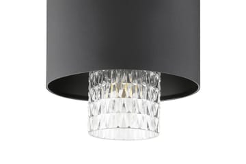 Takpendel Eglo Sapuara Svart Kristall med 3 Lampor - Belysning - Inomhusbelysning & lampor - Fönsterlampor & fönsterbelysning - Fönsterlampa hängande