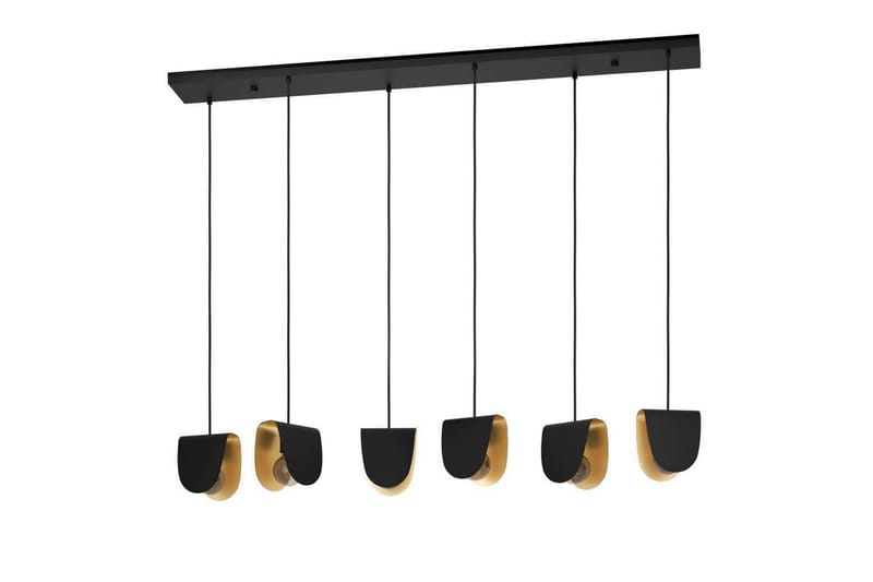 Takpendel Eglo Serenara Svart/Guld med 6 Lampor - Belysning - Inomhusbelysning & lampor - Fönsterlampor & fönsterbelysning - Fönsterlampa hängande