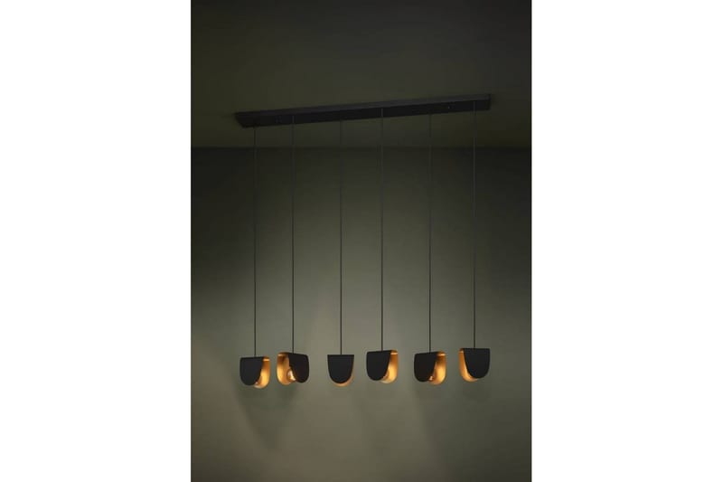 Takpendel Eglo Serenara Svart/Guld med 6 Lampor - Belysning - Inomhusbelysning & lampor - Fönsterlampor & fönsterbelysning - Fönsterlampa hängande