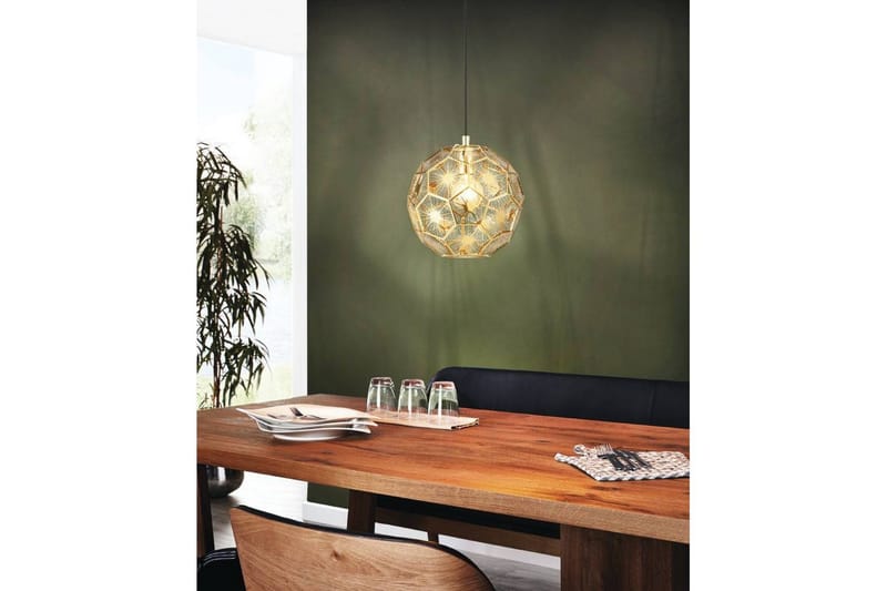 Takpendel Eglo Skoura Rund Mässing 30 cm - 30 cm - Belysning - Inomhusbelysning & lampor - Fönsterlampor & fönsterbelysning - Fönsterlampa hängande