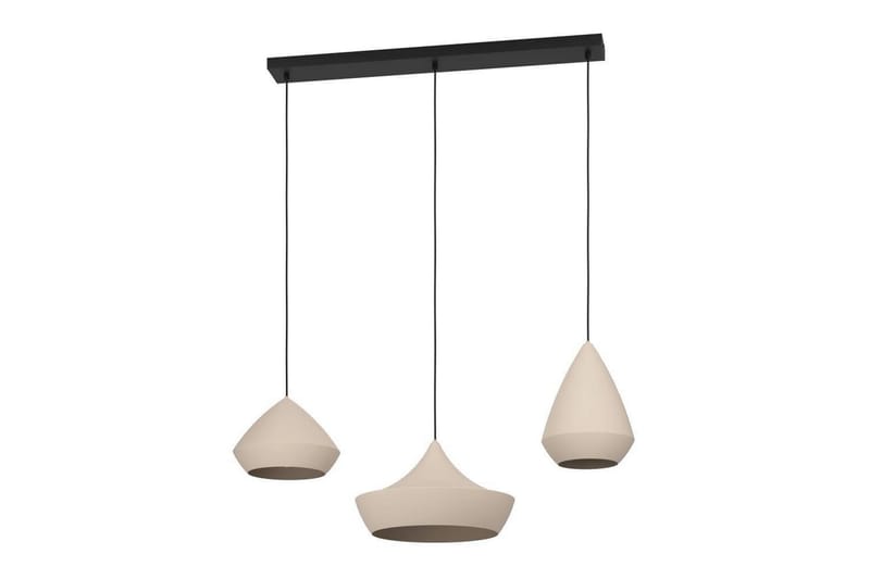 Takpendel Eglo Torremolinos Sand/Svart med 3 Lampor - Belysning - Inomhusbelysning & lampor - Fönsterlampor & fönsterbelysning - Fönsterlampa hängande