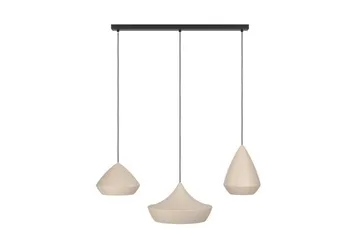 Takpendel Eglo Torremolinos Sand/Svart med 3 Lampor - Belysning - Inomhusbelysning & lampor - Fönsterlampor & fönsterbelysning - Fönsterlampa hängande
