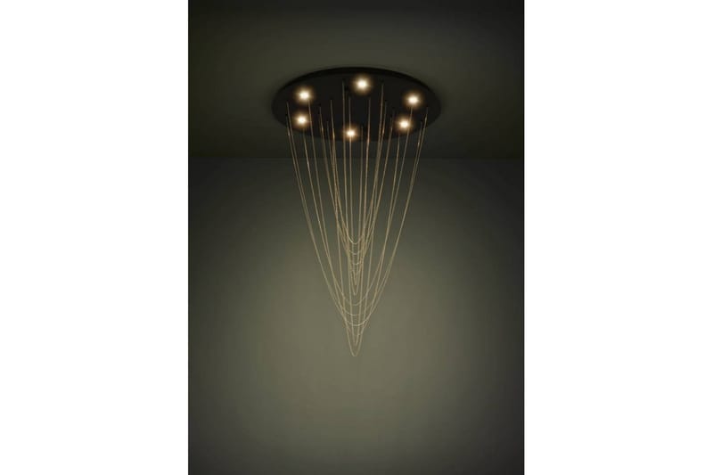 Takpendel Eglo Trepuco Svart med Kedja i Mässing - Belysning - Inomhusbelysning & lampor - Fönsterlampor & fönsterbelysning - Fönsterlampa hängande