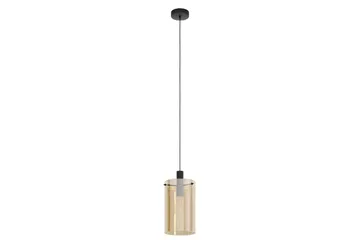 Takpendel Eglo Polverara Svart/Amber 1 Lampa - 1 Lampa - Belysning - Inomhusbelysning & lampor - Fönsterlampor & fönsterbelysning - Fönsterlampa hängande