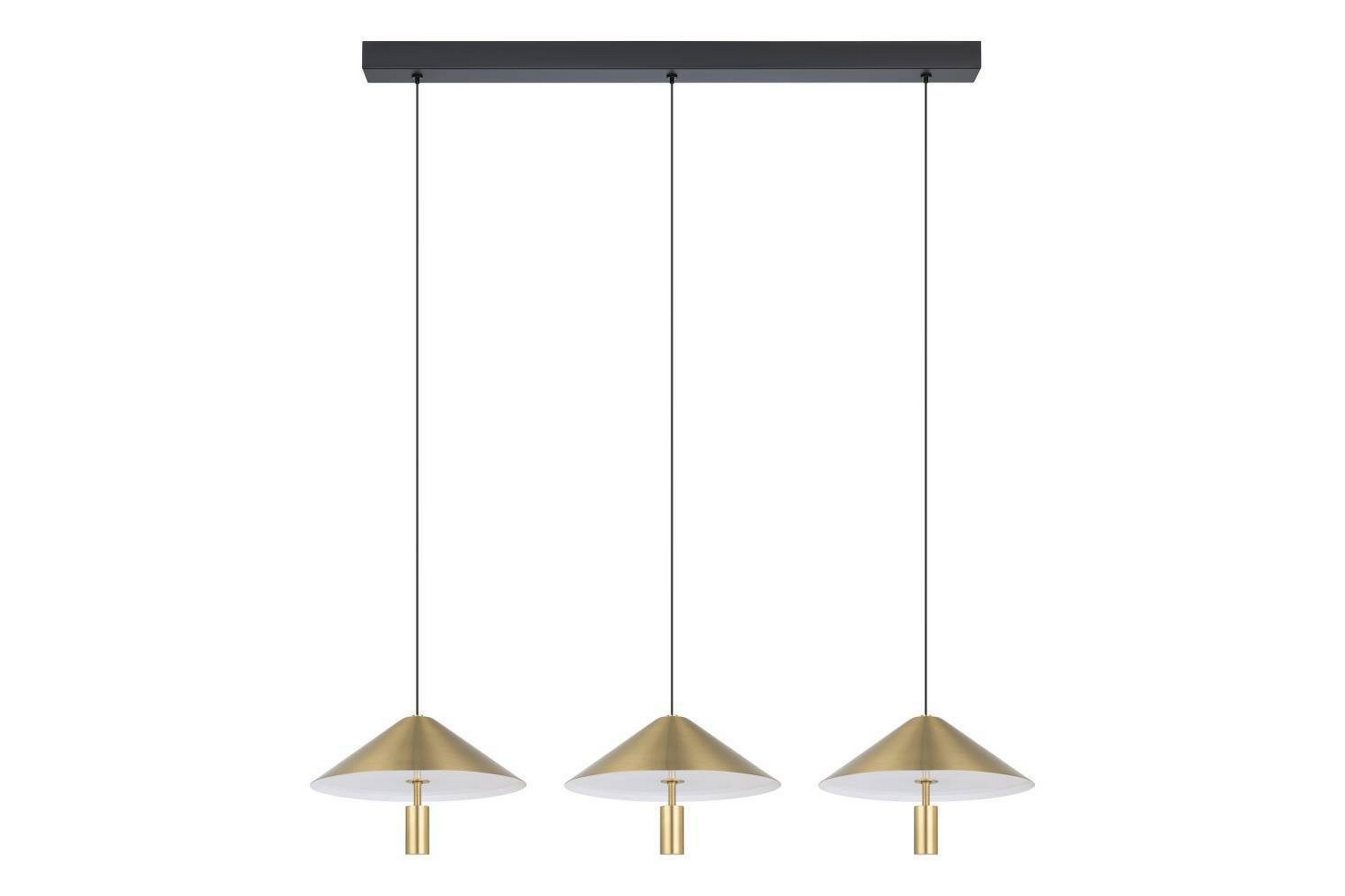 Takpendel Eglo Paraguay Mässing med 3 Lampor -