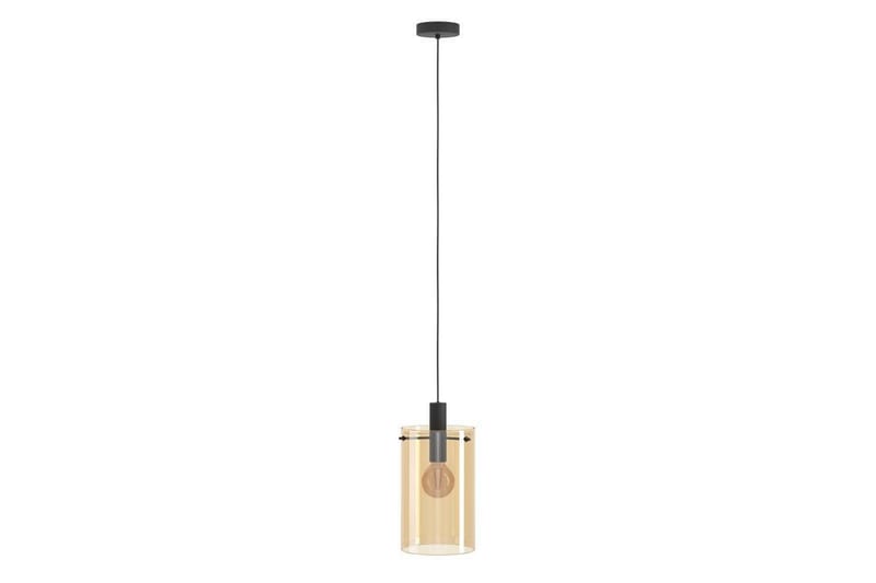 Takpendel Eglo Polverara Svart/Amber 1 Lampa - 1 Lampa - Belysning - Inomhusbelysning & lampor - Fönsterlampor & fönsterbelysning - Fönsterlampa hängande