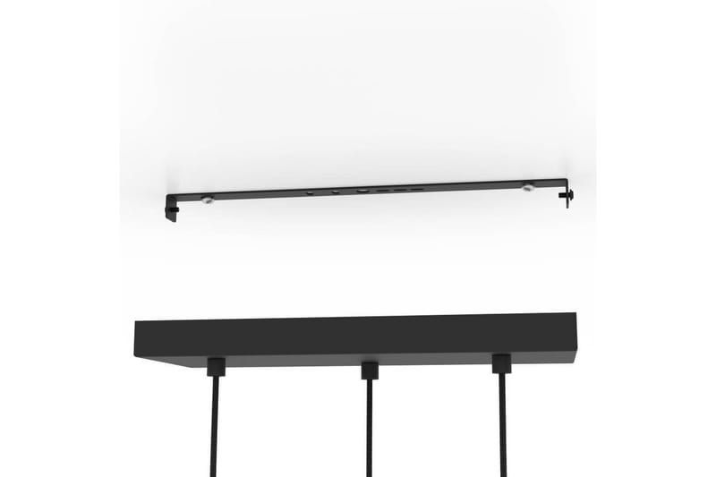 Takpendel Eglo Paz Opalvit/Svart Mässing med 3 Lampor - Belysning - Inomhusbelysning & lampor - Fönsterlampor & fönsterbelysning - Fönsterlampa hängande