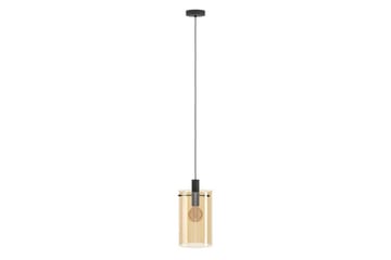 Takpendel Eglo Polverara Svart/Amber 1 Lampa - 1 Lampa - Belysning - Inomhusbelysning & lampor - Fönsterlampor & fönsterbelysning - Fönsterlampa hängande