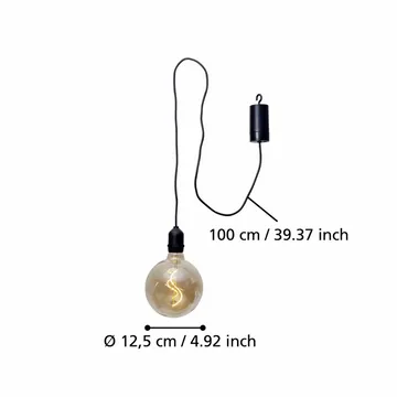 Takpendel Vignanello - Svart Amber - Belysning - Inomhusbelysning & lampor - Fönsterlampor & fönsterbelysning - Fönsterlampa hängande