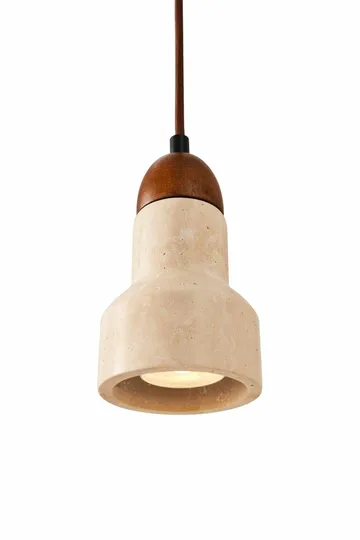 Talvenn Pendellampa - Beige Och Valnöt - Belysning - Inomhusbelysning & lampor - Fönsterlampor & fönsterbelysning - Fönsterlampa hängande